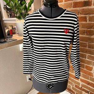 Commes de Garçons Play shirt, size Large